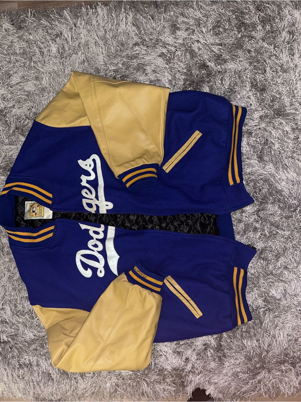 Mitchell & Ness Blue and Yellow Team Jacket